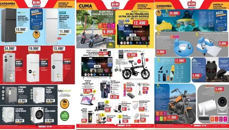 BİM 8-11 Temmuz Aktüel Kataloğu ile En Avantajlı Alışveriş Fırsatları